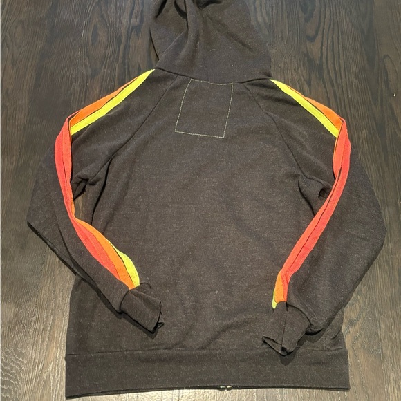 Aviator Nation Zippy, Size XS Woman’s - Neon Stripes with neon lightning bolt - Picture 2 of 2